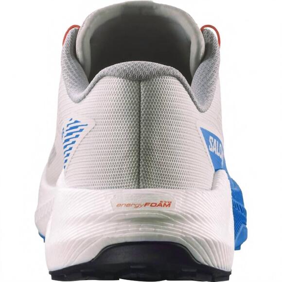 NEW SALOMON men\'s pulsar hiking shoes in lunar rock/white/french blue main image 6